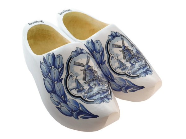Delfter Blaue Holzschuhe