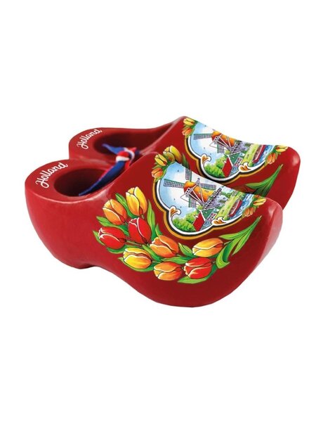 Rote Souvenir-Clogs 10cm