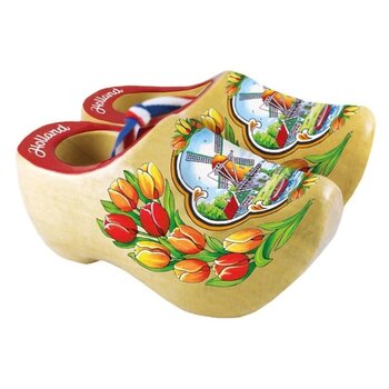Souvenir Clog Klarlackiert 10cm