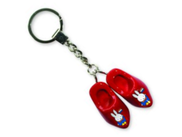 Schlüsselanhänger Rote Clogs mit Miffy