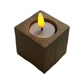 Teelichthalter aus Holz klein Teelichthalter aus Holz klein