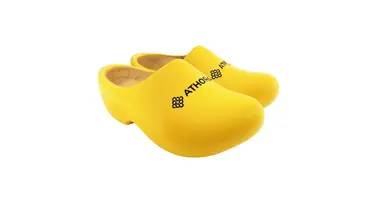 Holzschuhe mit Logo Holzschuhe mit Logo