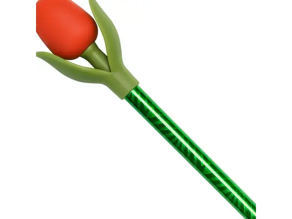 Orange Tulip on a Pencil