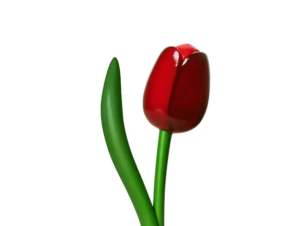 Nijhuis klompenfabriek Red wooden tulip 180cm