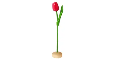Wooden tulips on base 35cm