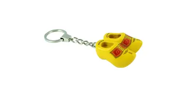 Keyring with 2 clogs