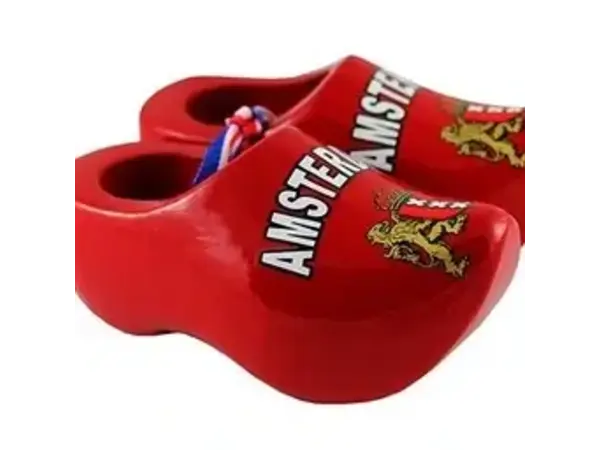 Rote Souvenir Clog