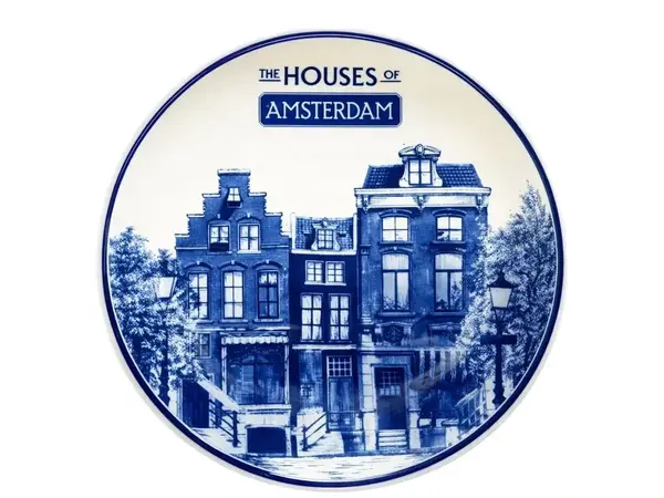 Magnetic plate Delft blue houses