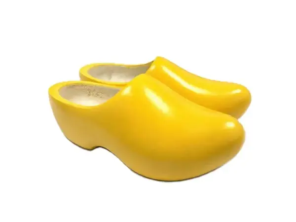 Yellow clogs