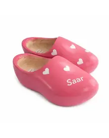 Geburt Holzschuhe mit Text