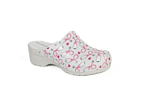 Medizinische Clogs mit Stethoskop