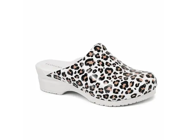 Medical Leopard clogs