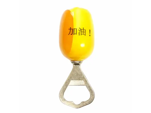 Tulpen-Flaschenöffner aus Holz mit LOGO