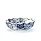  Delft Blue Bowl with Scalloped Edge