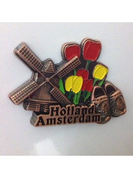 Magneet Amsterdam brons
