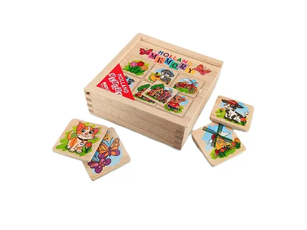 Houten memory spel Holland