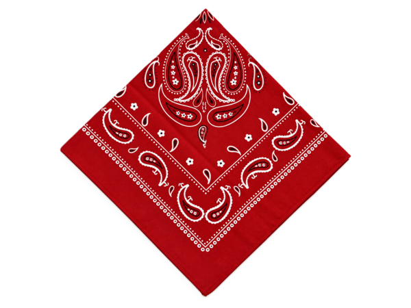Farmers handkerchief in the color red