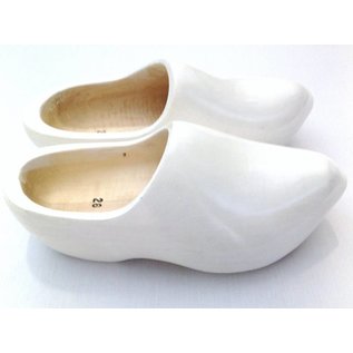 Houten klompen wit