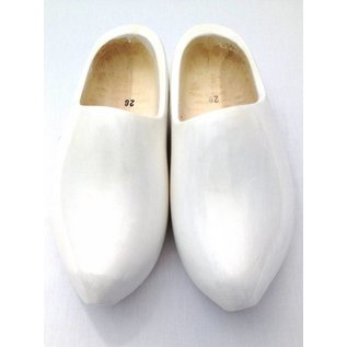 Holzschuhe Weiß