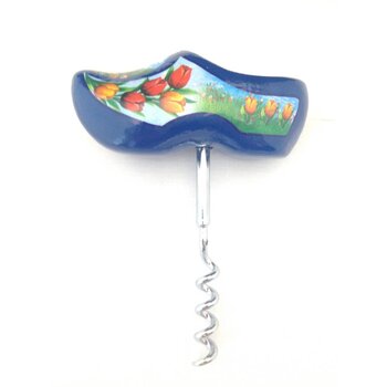 Blaue Clog Korkenzieher