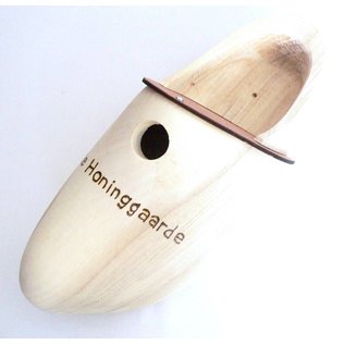 Vogelhaus Holzschuhe mit gravur