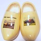 Wooden shoes with photo