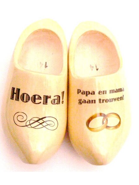 Hochzeit Holzschuhe