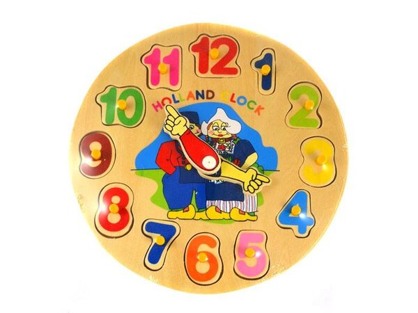Holz Puzzle Uhr