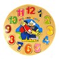 wooden puzzle clock