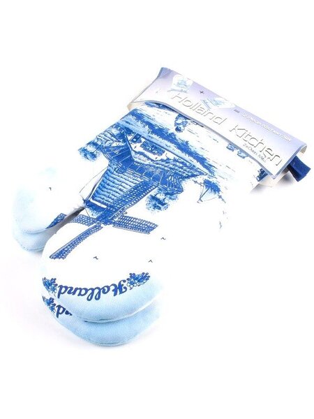 Delftsblauwe ovenhandschoenen