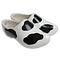  White children's wooden shoes with cow spots
