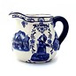 milk jug delft blue | Original Delft Blue milk jug with Dutch picture