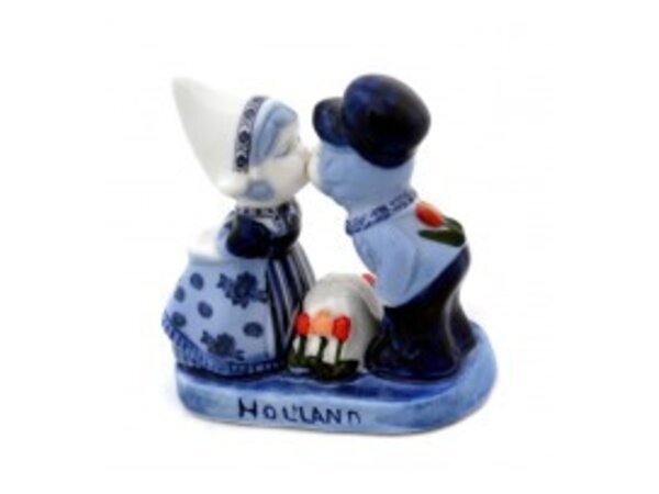 kussend paartje delfts blauw kussend paartje delfts blauw