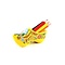  Yellow clog sharpener with colored pencils