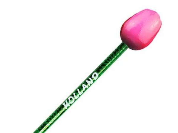 Roze houten tulp potlood