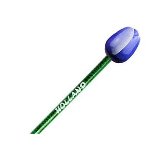 Blauwe houten tulp potlood