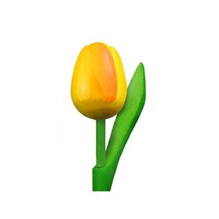 Tulpen aus Holz gelb 20cm