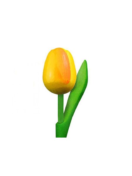 wooden tulips yellow 20cm