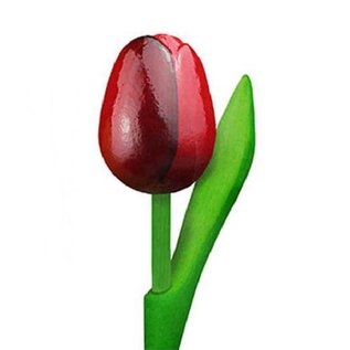 rote hölzerne Tulpe