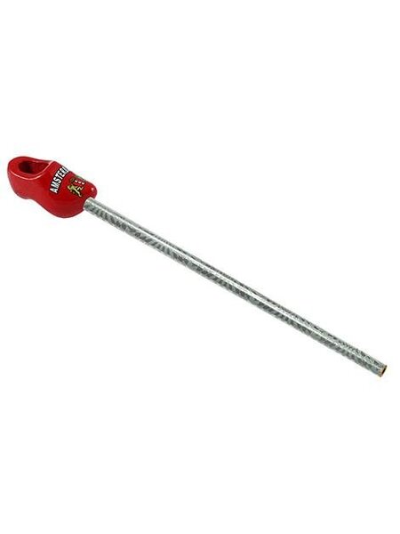 Red pencil clog Amsterdam
