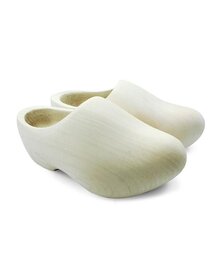 Blanke Houten Kinderklompen – Authentiek, Speels en 100% Hollands