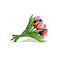  Gemischter Blumenstrauß aus Holz Tulpen