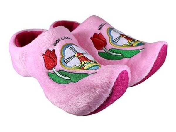 clog slipper dutch mill rose