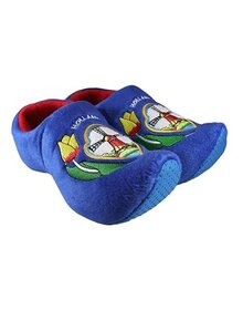Blue clog slipper Dutch windmill