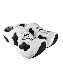 clog slipper cow motive
