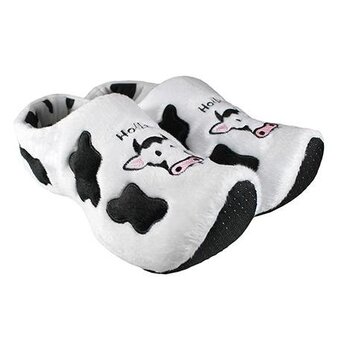clog slipper cow motive