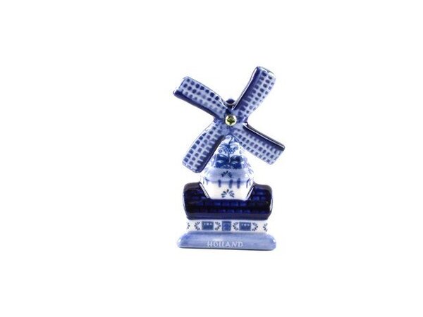 magnetic delft Blue with a Dutch windmill