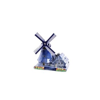 Holländische Windmühle mit Kerze