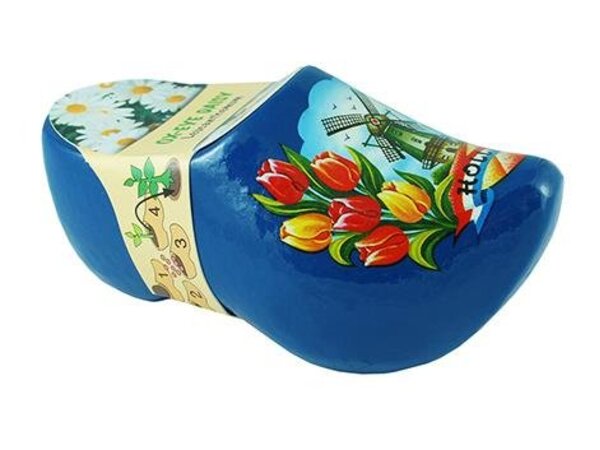 Clogs with flowers blue Clogs with flowers blue