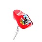 souvenir corkscrew clog in the color red